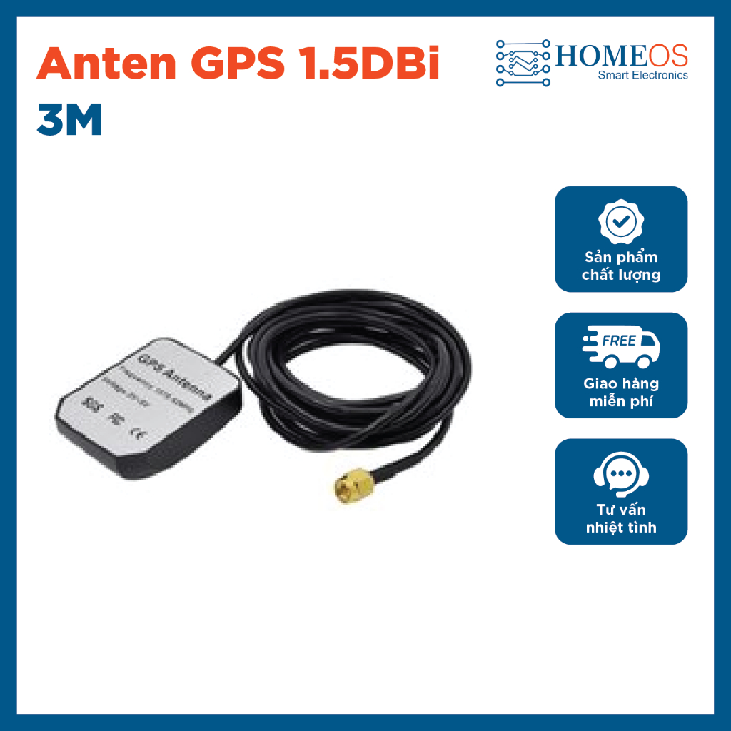 Anten GPS 1.5DBi 3M