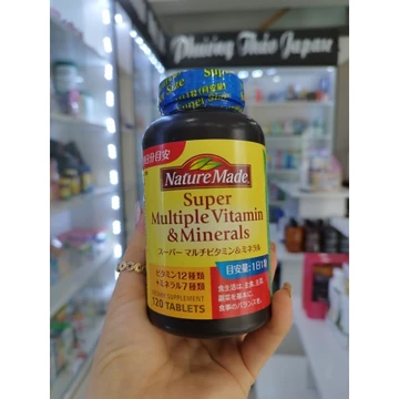 Viên uống Vitamin tổng hợp và khoáng chất Nature Made Nhật 200 viên - ung cấp nhiều loại vitamin và khoáng chất