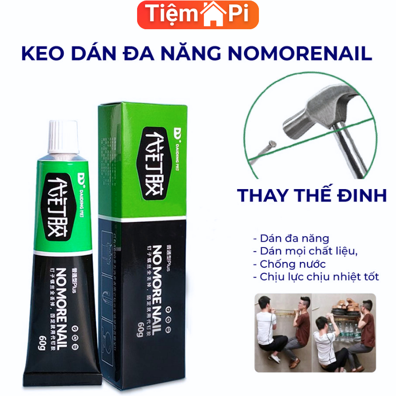 Keo Siêu Dính Nhật Bản Tuýp Inox 60g, Keo Dán Tường Chống Nước Kết Dính ...