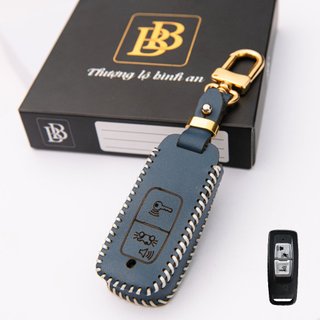 Bao Da Chìa Khóa Xe Máy HONDA Vision, Lead, Airblade 22-25, Winer X- V, SH Mode 22-25 (2 nút )Da Bò Thật 100% Boabay