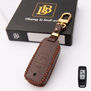 Bao Da Chìa Khóa Xe Máy HONDA Vision, Lead, Airblade 22-25, Winer X- V, SH Mode 22-25 (2 nút )Da Bò Thật 100% Boabay