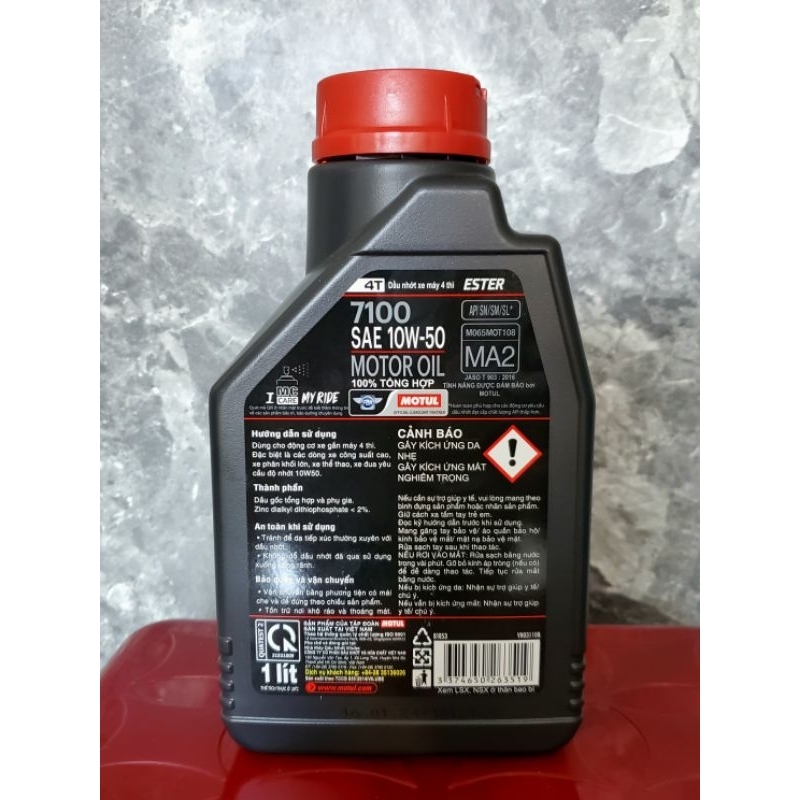 Nhớt Motul 7100 10w50 - Chính hãng ( 1L - 1.5L)