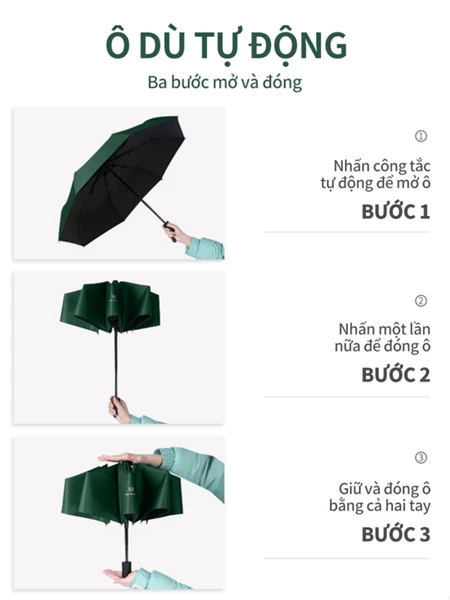 Dù Gấp Tự Động