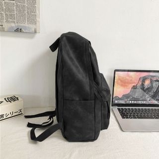 Balo nam đi học balo da pu trơn có ngăn bí mật chống sốc laptop 17 inch thời trang BL23