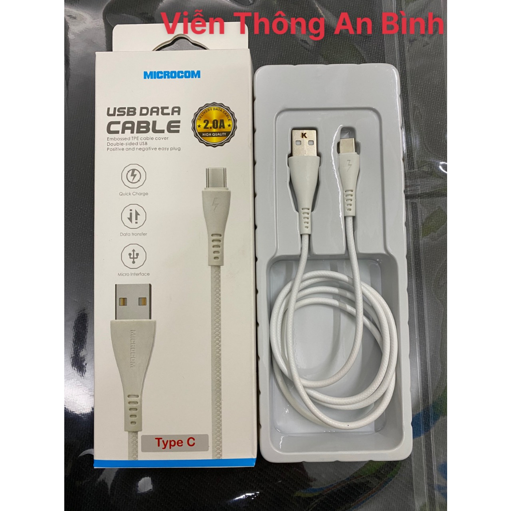 Dây Cáp Sạc TypeC NK7 Microcom | Shopee Việt Nam