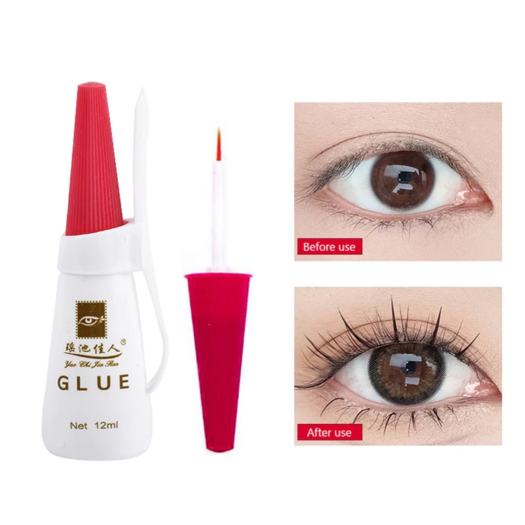 Keo dán mi giả, kích mí trong suốt, đầu cọ dễ lấy keo, chắc chắn Eye