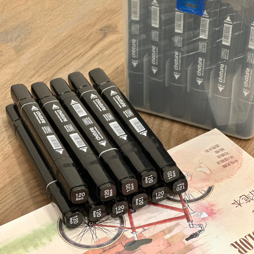 Bút Marker Đen Cây Lẻ Chotune VIP | Shopee Việt Nam