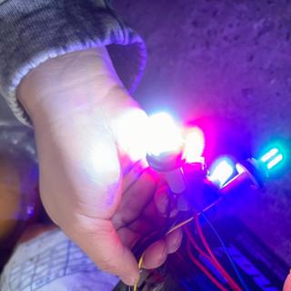 Combo 5 Bóng led T10 nháy. Bóng cắm đờ mi led nháy các màu cực đẹp điện 12v và 24v.