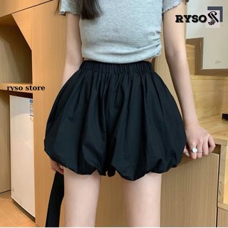 Quần SHORT BÍ NGÔ 2 Lớp Cạp Lưng Thun Co Giãn Chất Kate, Quần Đùi Nữ Kiểu Phồng Bồng Bềnh QU03 RYSO