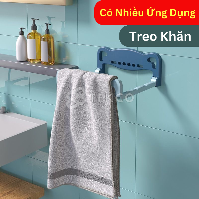 Giá Gắn Tường Treo Thau Chậu Loại Lớn / Kệ Dán Tường Treo Thau Chậu Nhà Bếp, Nhà Tắm