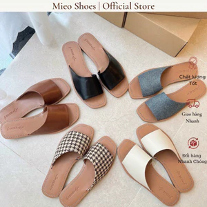 Dép Lê Bảng Xéo VNXK Siêu Mềm Êm Mieo Shoes D2016 D2018 D2019 D2575
