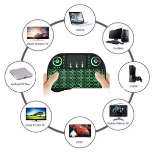 Bàn Phím Mini QWERTY 92 Phím 2.4G Không Dây Có Touchpad dành cho pc,điện thoại,tivi,đầu andro.