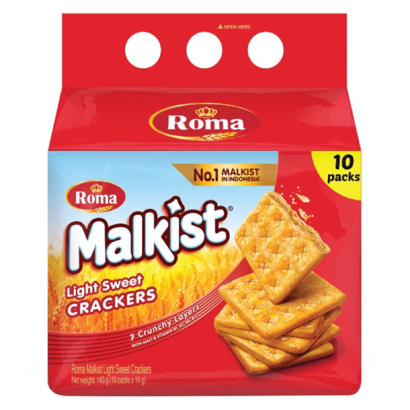 Bánh Quy Giòn Roma Malkist 140G (10 Gói x 14g) | Shopee Việt Nam