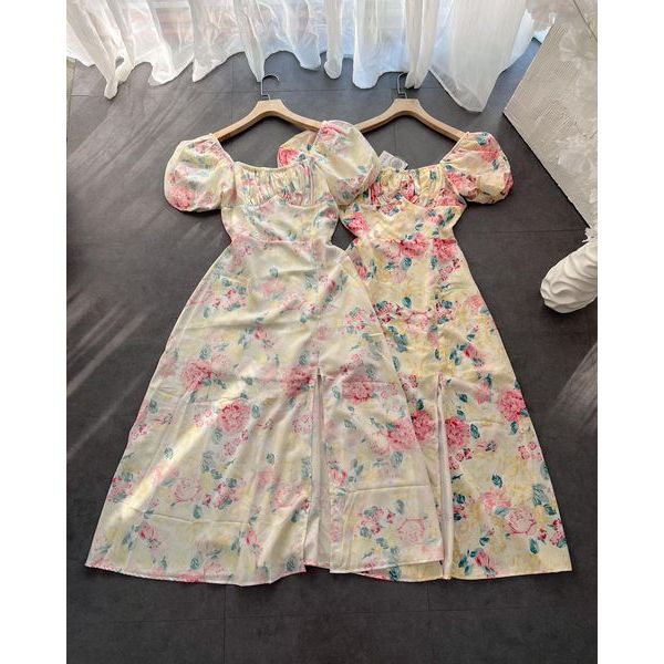 🍒 ĐẦM HOA MAXI 2 MÀU  - ĐẦM XINH ĐI CHƠI - ĐI BIỂN 🔥𝐇𝐨𝐚̉ 𝐓𝐨̂́𝐜🔥 𝐌𝐄𝐎𝐈𝐍𝐃𝐀𝐇𝐎𝐔𝐒𝐄