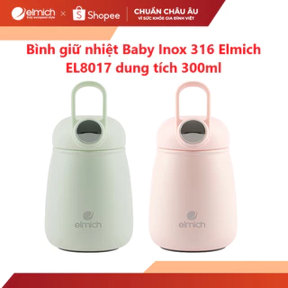[LIFEMCMBP4 -12% đơn 250K] Bình giữ nhiệt Baby Inox 316 Elmich EL8017 dung tích 300ml ( Nhiều màu )