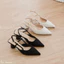La Muse - giày cao gót mũi nhọn slingback Leon