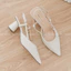 La Muse - giày cao gót mũi nhọn slingback Leon