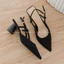 La Muse - giày cao gót mũi nhọn slingback Leon