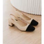 La Muse - Giày cao gót dáng slingback Choco