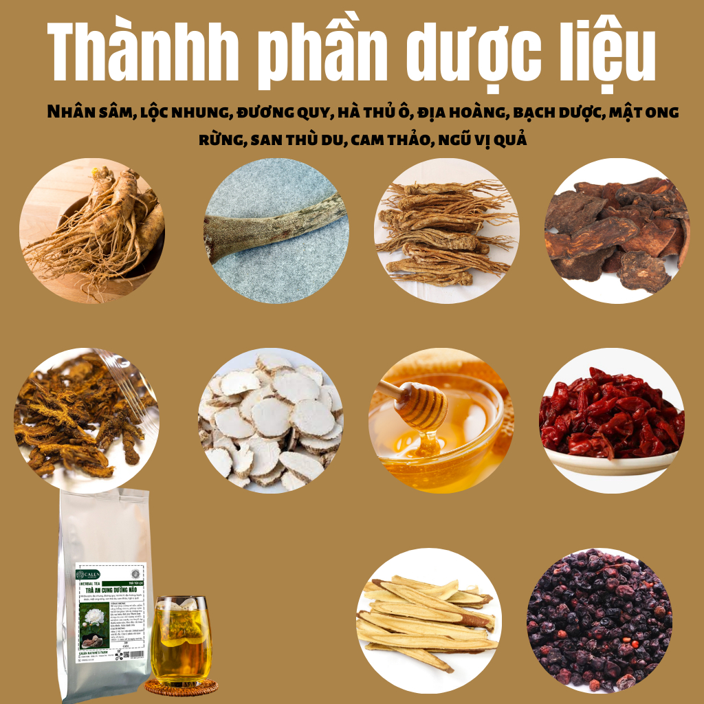 Trà an cung dưỡng não , phòng ngừa đột quỵ, phòng chống nguy cơ đông máu bịch 30 gói lọc