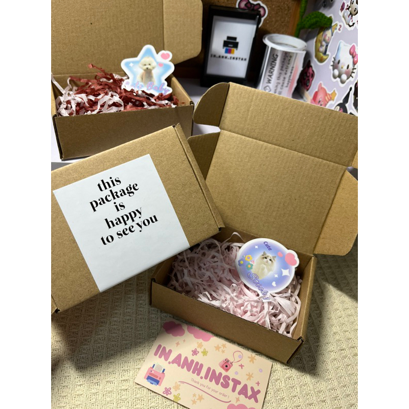 [ GIFT BOX ] HỘP QUÀ DÀNH TẶNG NGƯỜI THƯƠNG ( kèm sẵn giấy vụn và ...