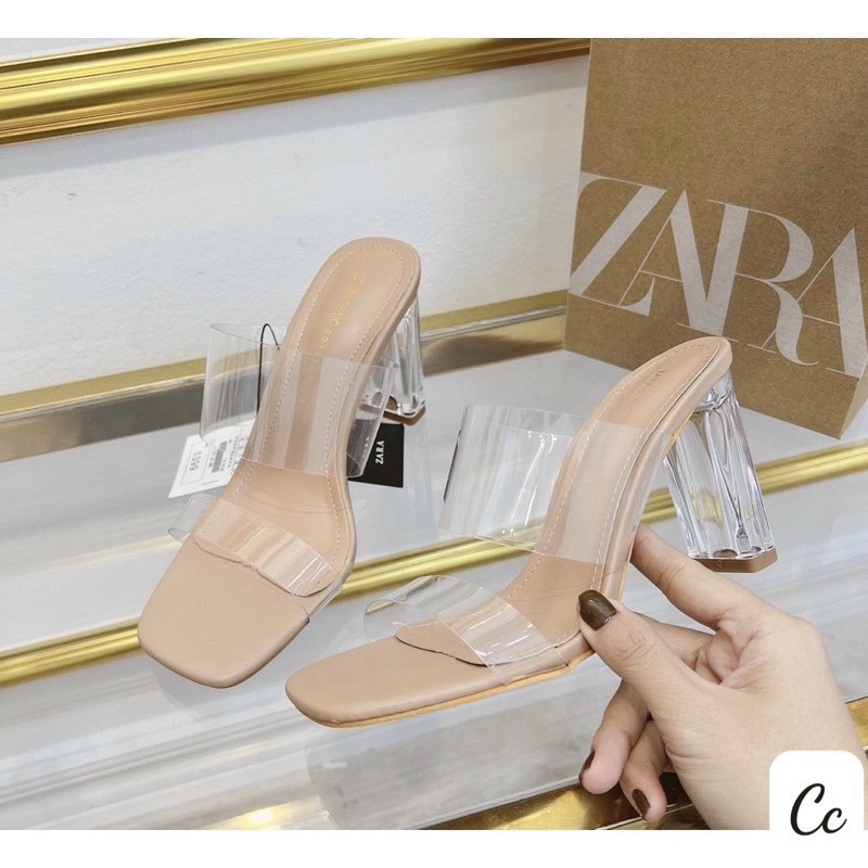Guốc 2 Quai Trong Kiểu Dáng Ôm Chân Siêu Xinh Đủ Size 35-39