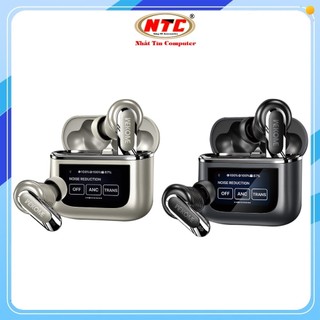 Tai nghe Bluetooth TWS Wekome Beluga S9 V5.4, Chống ồn ANC và ENC, pin 6H, màn hình LCD điều khiển