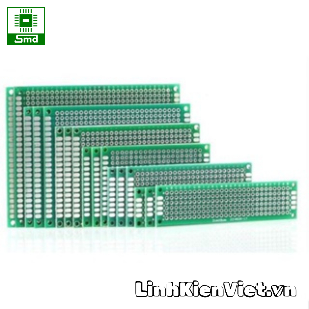 Phíp Đồng Lỗ - Bảng Mạch Đục Lỗ Sẵn PCB Các Loại Bo đục lỗ cắm hàn linh ...