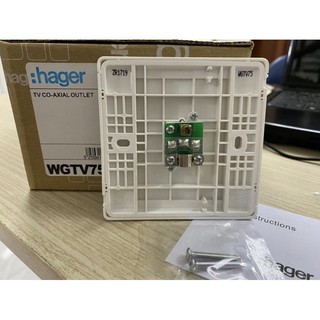 WGML121- Công Tắc Đèn Đôi ,Mặt 2, 1 Chiều- 16A- Hager