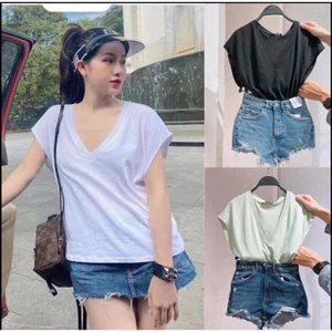 Combo 3 Áo Cổ Tim Giấy ZR mềm mát