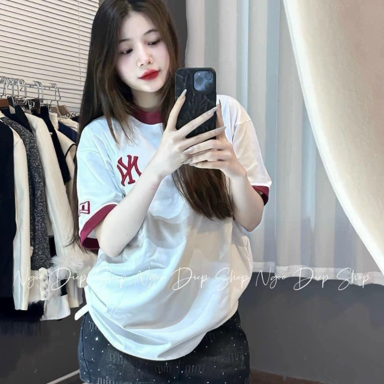 Áo Phông Đính Đá Dài Tay Họa Tiết Hình Thêu Chất Vải Cotton - Áo Thun Nam Nữ Dáng Rộng Phong Cách Unisex Thời Trang 2023