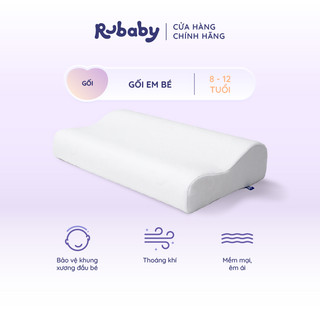 Gối Em Bé Rubaby (5-12 Tuổi) | Gối Memory Foam Êm Ái | Nâng Đỡ Cổ Vai Gáy | An Toàn Cho Bé