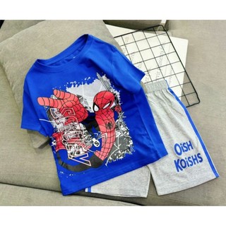 [10kg-40kg] Bộ cotton VNXK bé trai chất đẹp. thấm hút mồ hôi tốt