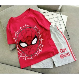 [10kg-40kg] Bộ cotton VNXK bé trai chất đẹp. thấm hút mồ hôi tốt