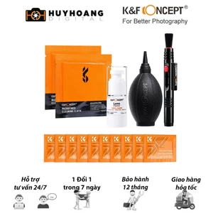 Bộ vệ sinh máy ảnh chuyên dụng K&F CONCEPT - 15 in 1 SKU.1918