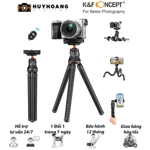 Chân máy ảnh mini K&F CONCEPT MS-01 sử dụng được điện thoại, máy ảnh, gopro KF09.129