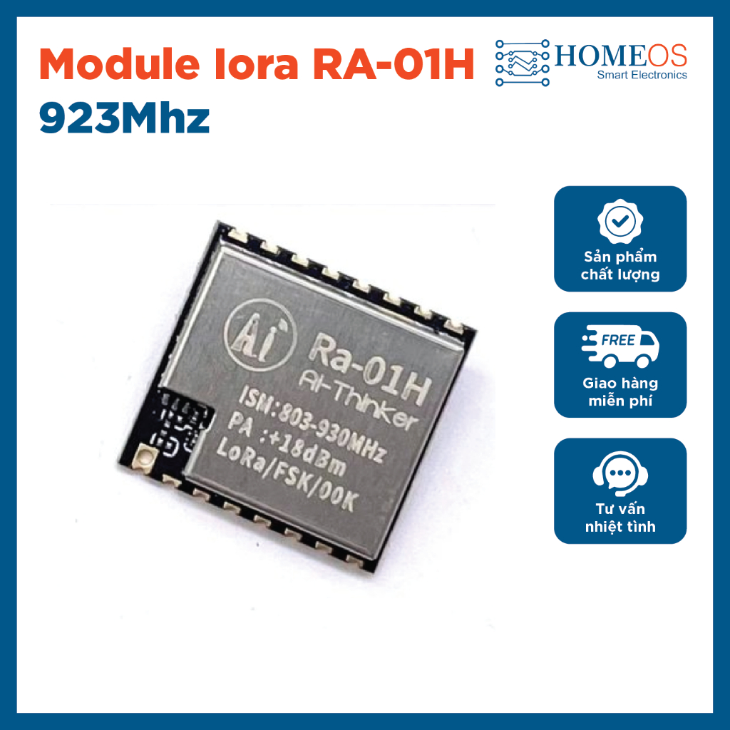 Linh Kiện Module lora RA-01H 923Mhz Chính hãng