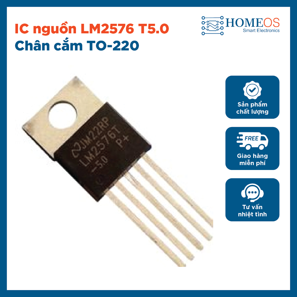 IC nguồn LM2576 T 5.0 chân cắm TO-220