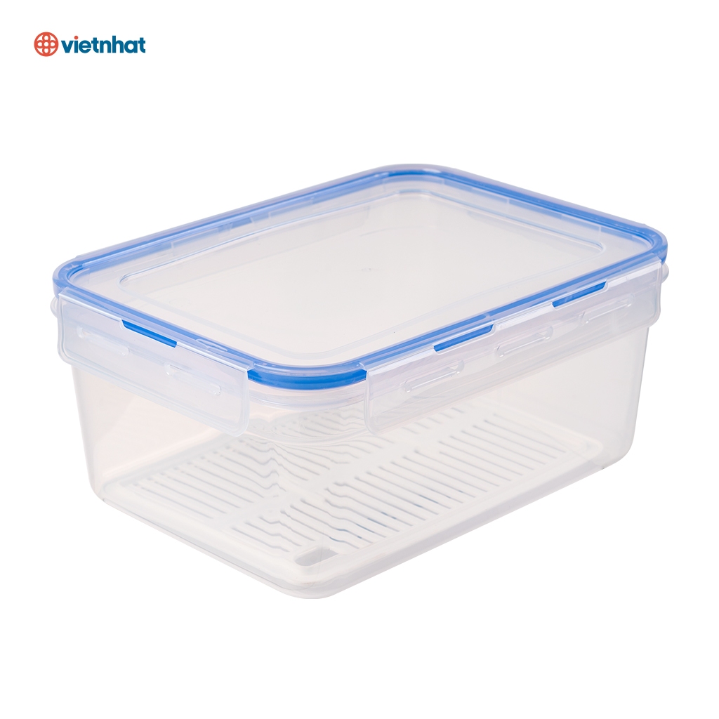 Hộp Bảo Quản Lạnh Chữ Nhật Dung Tích Lớn Chính Hãng Việt Nhật Plastic (6569+6568)th97 | BigBuy360 - bigbuy360.vn