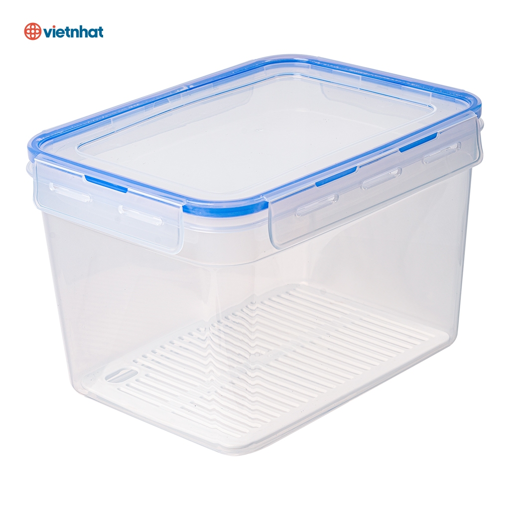 Hộp Bảo Quản Lạnh Chữ Nhật Dung Tích Lớn Chính Hãng Việt Nhật Plastic (6569+6568)th97