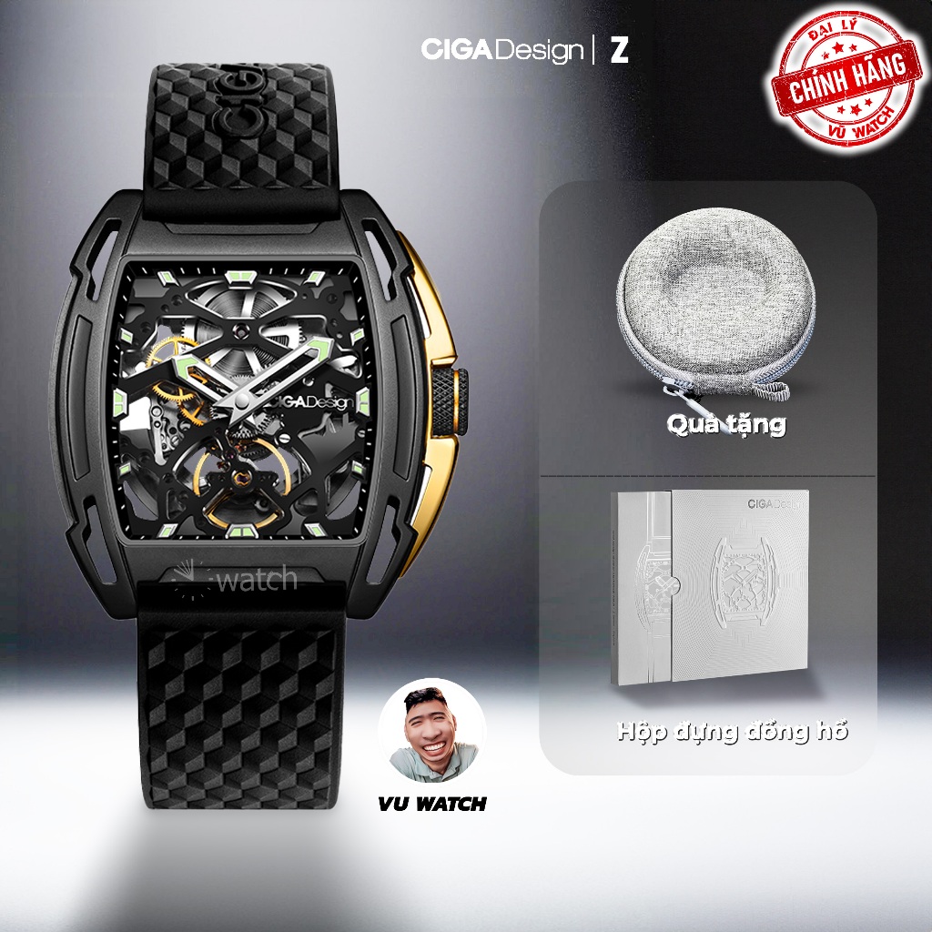Đồng Hồ CIGA Design Z CHÍNH HÃNG Phiên bản Đột Phá Cạnh | Full box ...