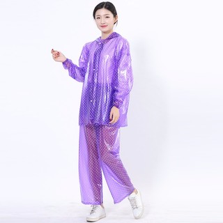 ( LOẠI 1_ DAIvà DÀY ) Áo Mưa Bộ nhựa dẻo chống thấm tuyệt đối - Áo mưa bộ chấm bi dẻo dai bền đẹp