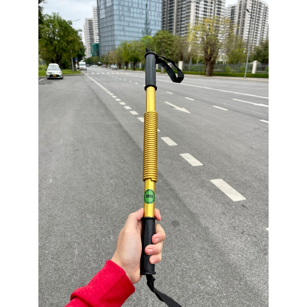 Thanh lò xo gậy lò xo Titan tập cơ tay 30kg, 40kg, 50kg.