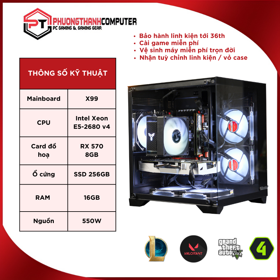 ゲーミングPC XEON E5 2683V4 DUAL 甘酸っぱい RX570 8G