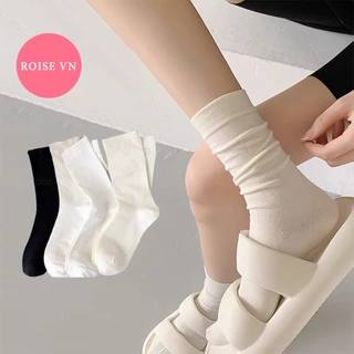 Tất Cao Cổ Nữ - Tất Cổ Cao Phong Cách Vintage Hàn Quốc
