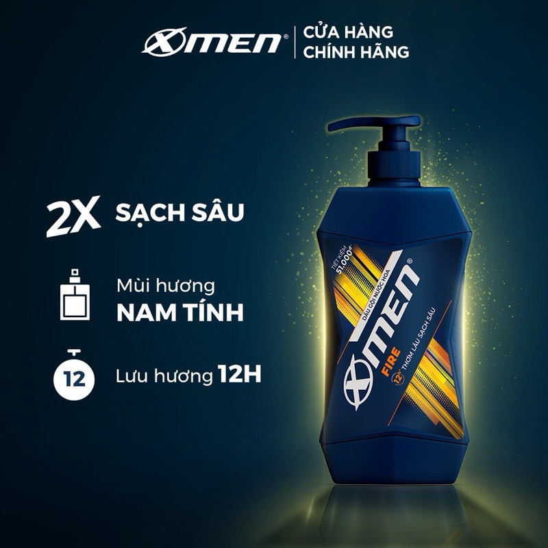Dầu gội nước hoa Xmen 650g