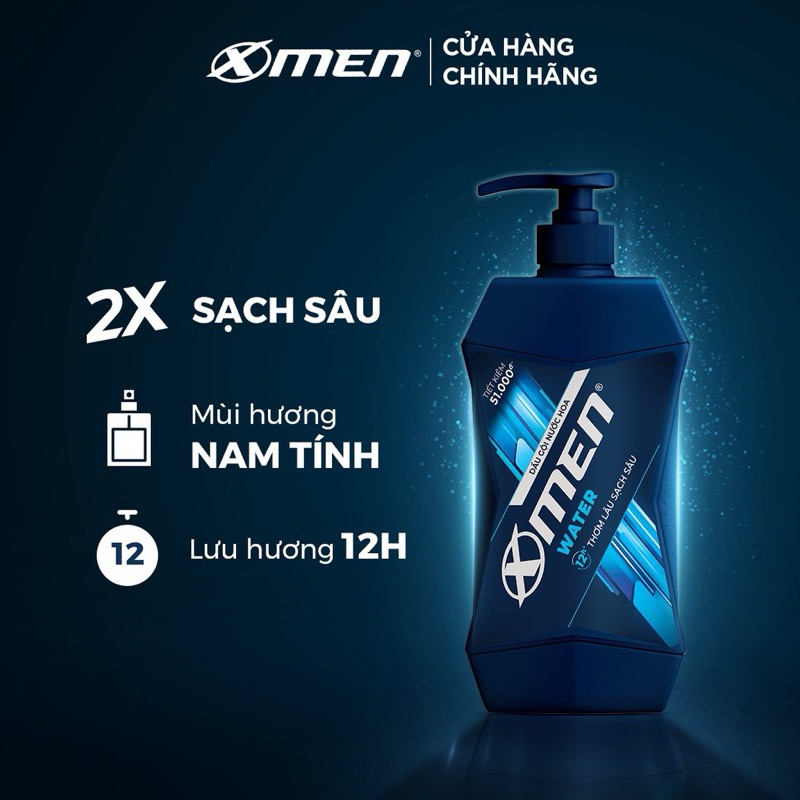 Dầu gội nước hoa Xmen 650g