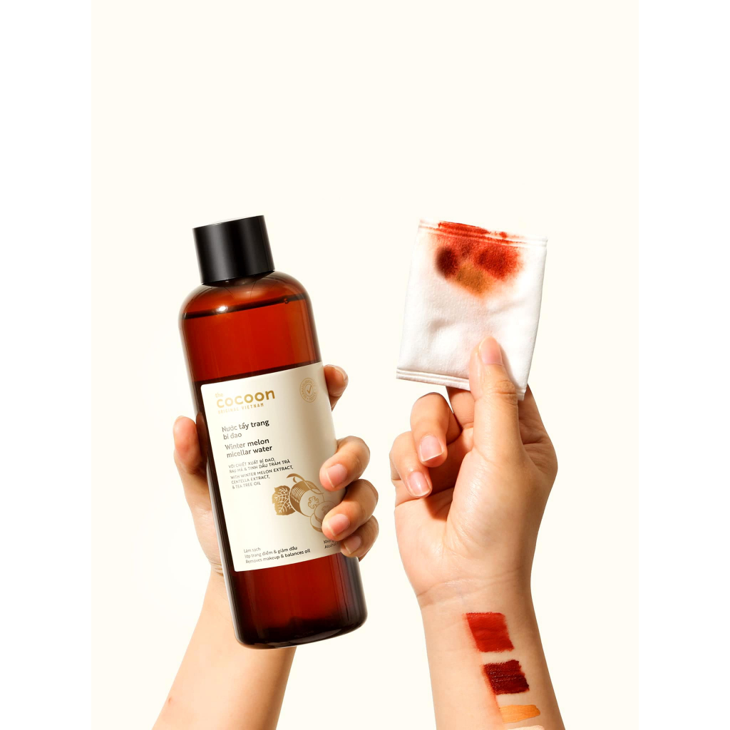 Ảnh Bigsize - Nước tẩy trang bí đao Cocoon tẩy sạch makeup & giảm dầu 500ml 3