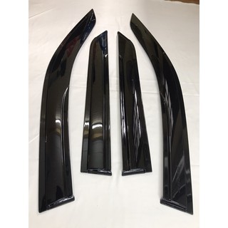 Vè che mưa xe TOYOTA FORTUNER 2010 - 2023, Chất liệu NHỰA ĐEN ABS Thái Lan.