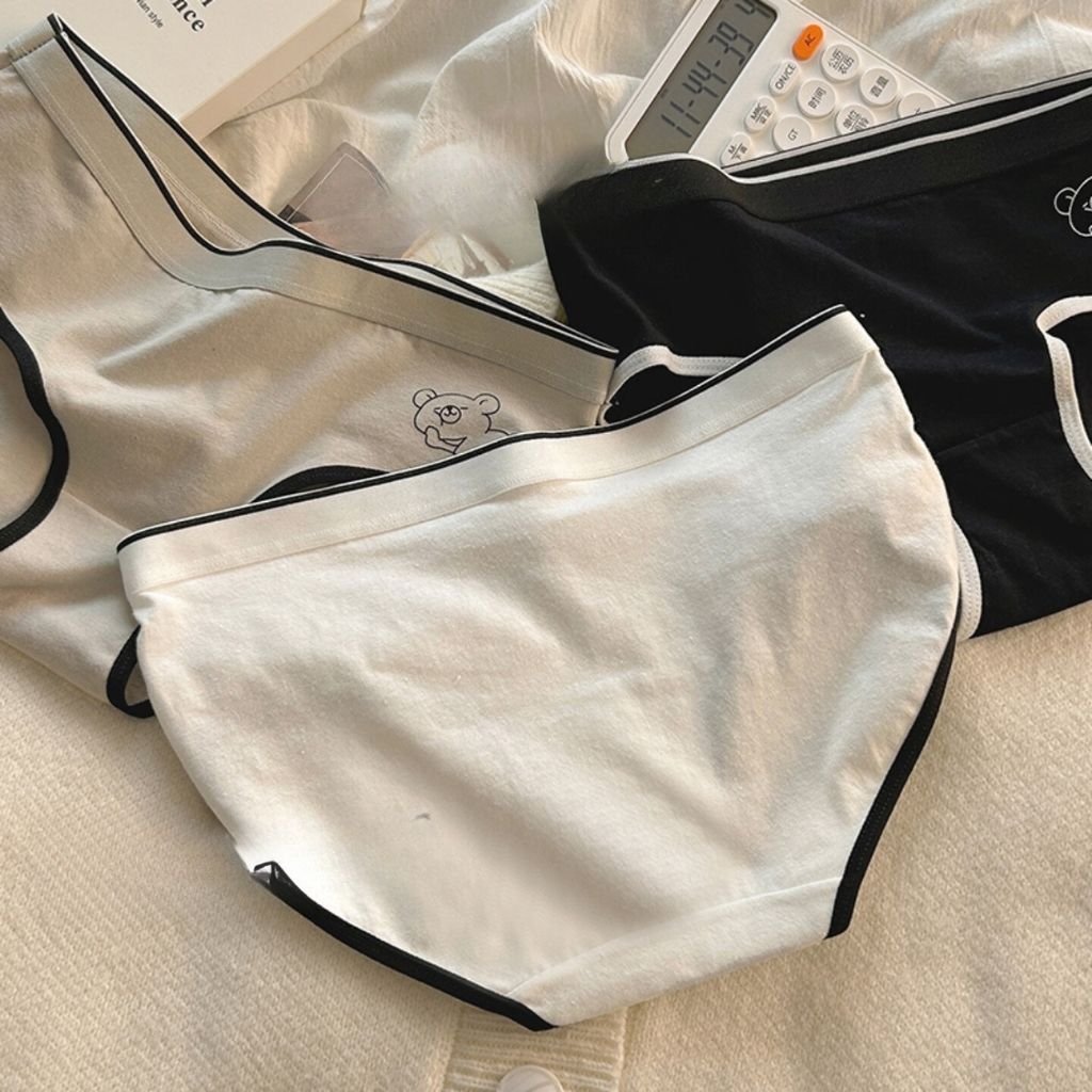 Quần lót nữ cotton đáy may 2 lớp chắc chắn thoáng khí khử mùi họa tiết cute dễ thương LANIXA L903